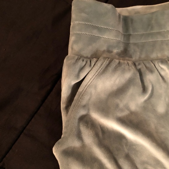 Victorias Secret velor sage green joggers, sleepwear, sweatpants - Picture 6 of 13